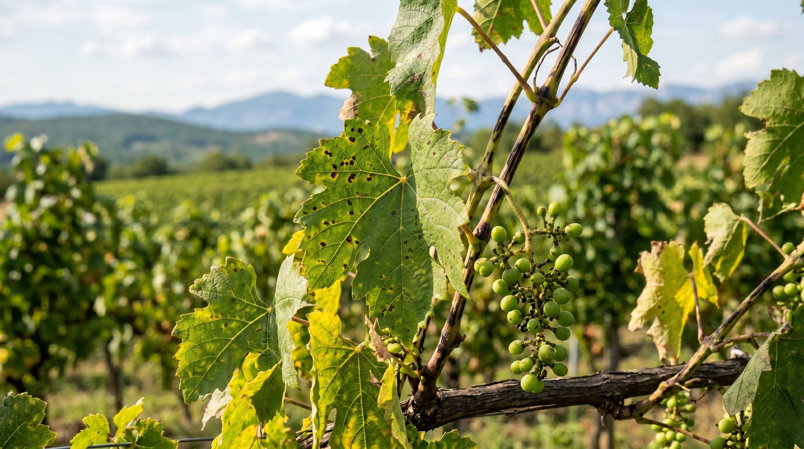 Crna pjegavost vinove loze: tiha prijetnja koja smanjuje urod