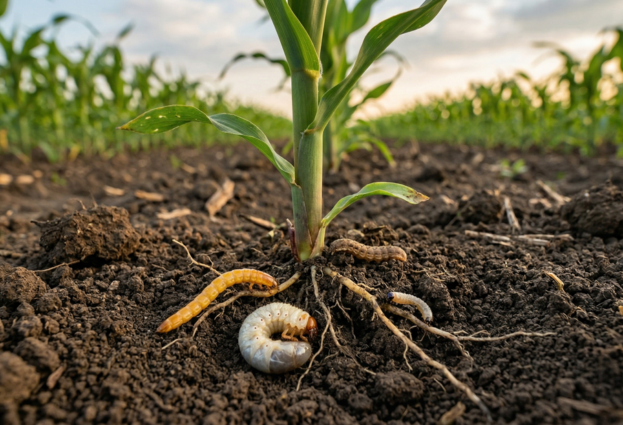 Zemljišni štetnici u kukuruzu – kako ih prepoznati i učinkovito suzbiti
