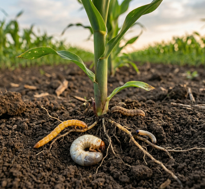 Zemljišni štetnici u kukuruzu – kako ih prepoznati i učinkovito suzbiti