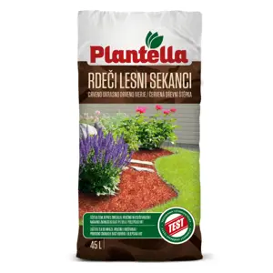 PLANTELLA KORA DEKORATIVNA CRVENA, 45 L